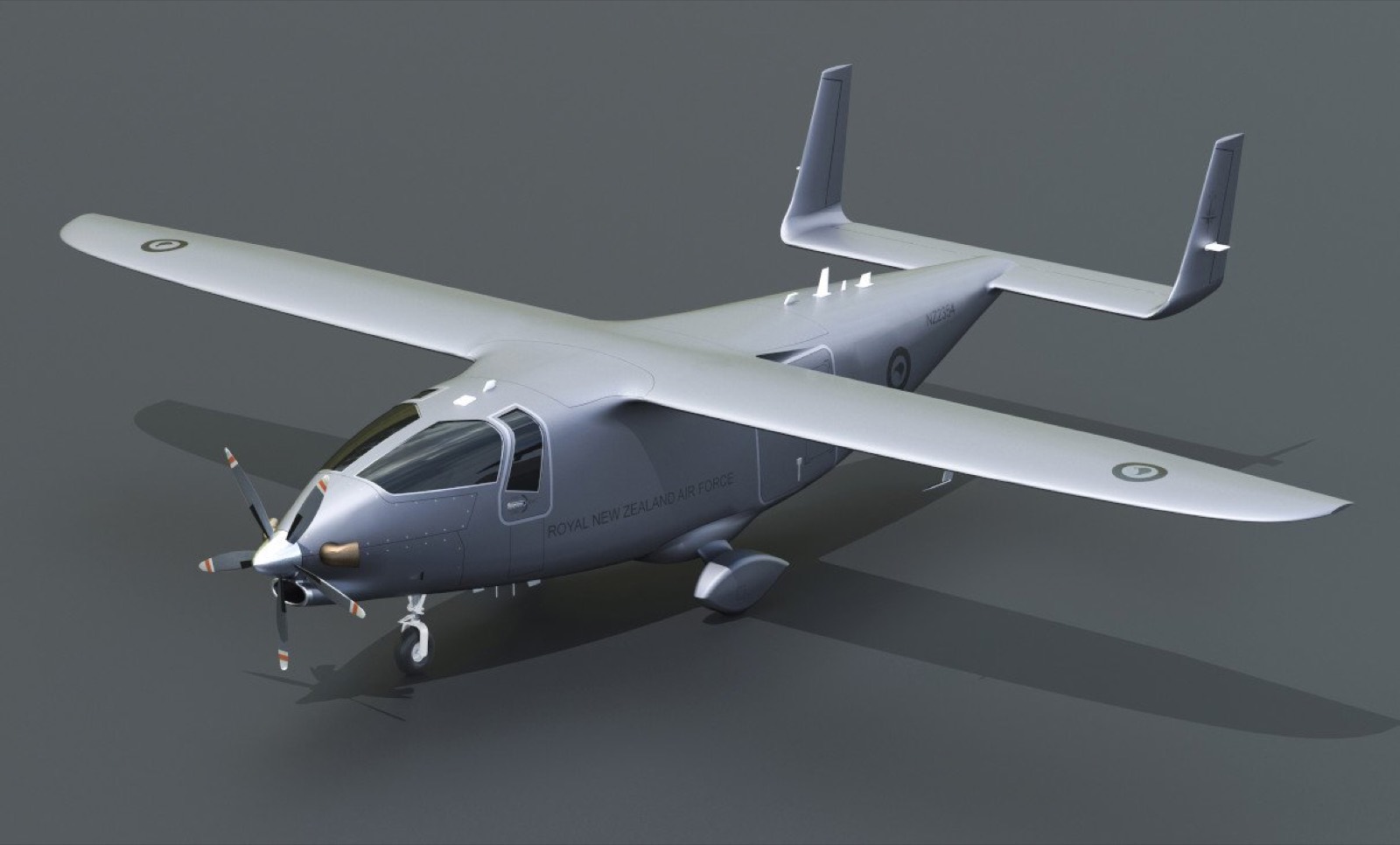 AC-2 AveniQ in a military tactical configuration, finished in low-visibility grey